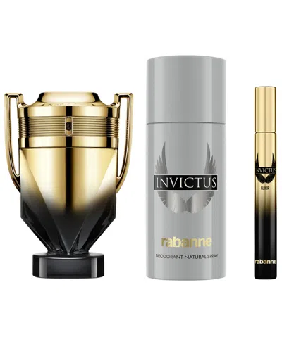 Rabanne 3-piece Invictus Elixir Gift Set In Multi