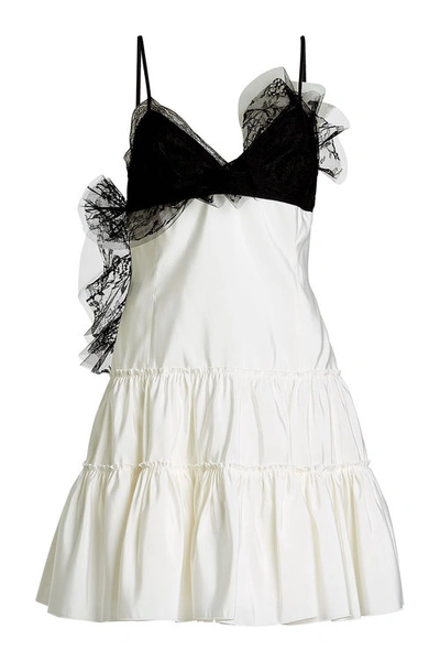 Giambattista Valli Lace Strap Dress In White