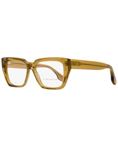 Victoria Beckham Vb2648 Angular Rectangle Frame Eyeglasses In Green