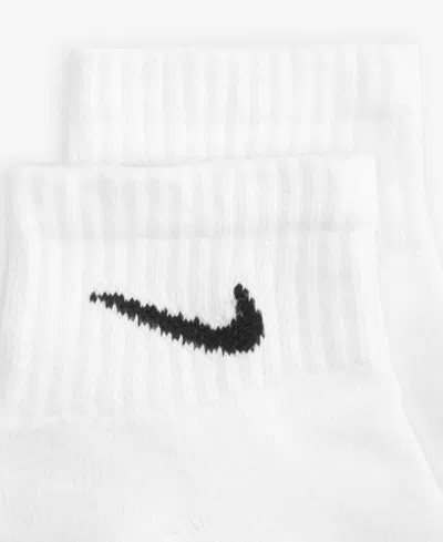 Nike Men's Everyday Elevated Mid-crew Socks, 2-pack In White