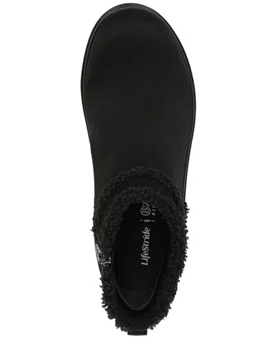 Lifestride Birch Bootie In Black Stretch Polyester