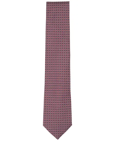 Ted Baker Men's Grid Classic Tie In Red