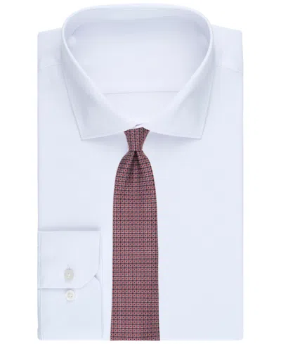 Ted Baker Men's Grid Classic Tie In Red