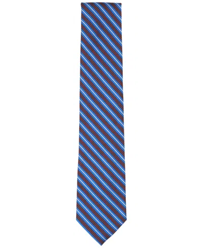 Ted Baker Men's Stripe Classic Tie In Blue,brown