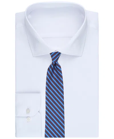 Ted Baker Men's Stripe Classic Tie In Blue,brown