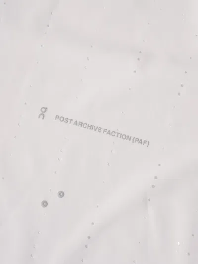 On Zero Singlet Paf Tank Top In White
