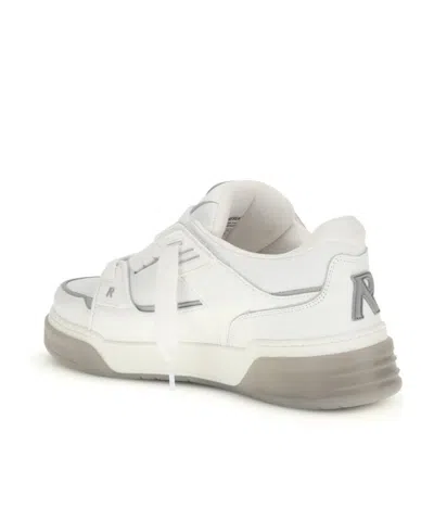 Represent Studio Leather Gradient Sole Sneakers In White