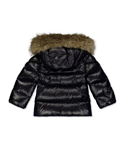 Moncler Hooded Down Jacket In Black