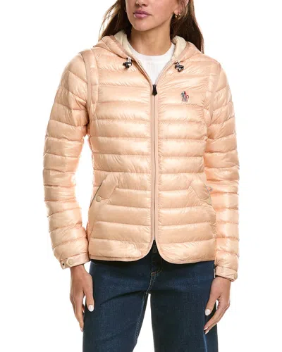 Moncler Grenoble Karura Short Transformable Down Jacket Pink In Pink