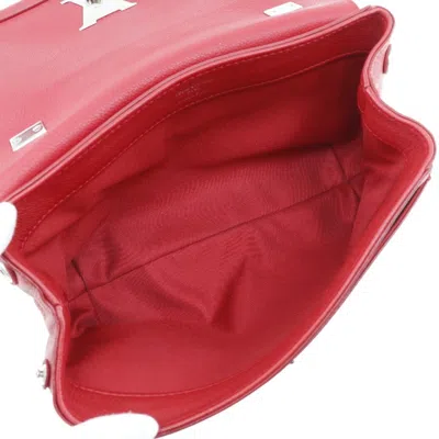 Pre-owned Louis Vuitton Red Color Ruby Leather Shoulder Bag () In Red Color, Ruby