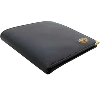 Pre-owned Dunhill Black Leather Wallet (bi-fold) ()