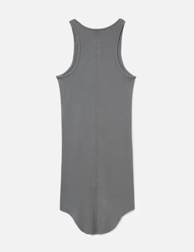 Rick Owens Basic Rib Tank In Grey/灰色/그레이/グレー