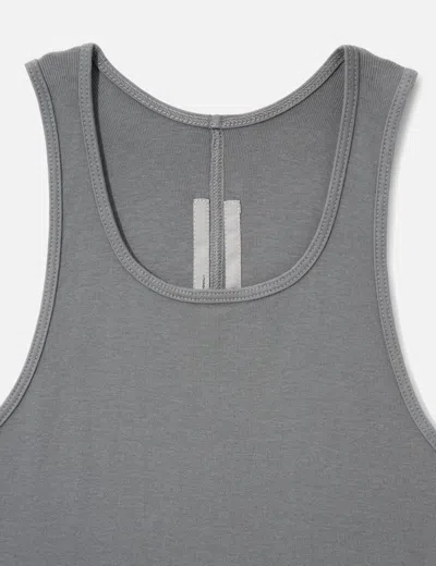 Rick Owens Basic Rib Tank In Grey/灰色/그레이/グレー
