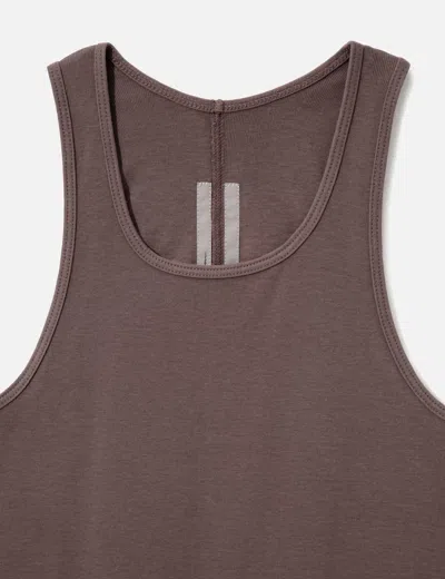 Rick Owens Basic Rib Tank In Purple/紫色/퍼플/パープル