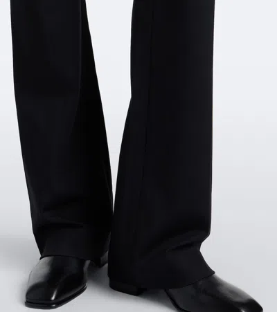 Veronica Beard Gracie Flared Pants In Black