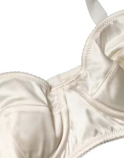 Dolce & Gabbana Semi-pad Underwire Balconette Bra In White