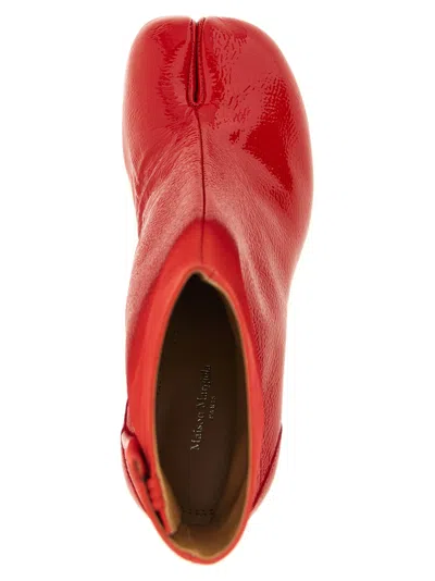 Maison Margiela Tabi Boot In Red