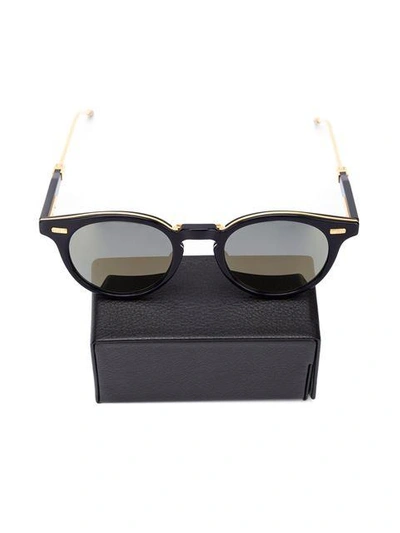 Shop Thom Browne Folding Sunglasses
