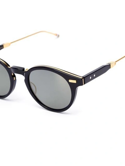 Shop Thom Browne Folding Sunglasses