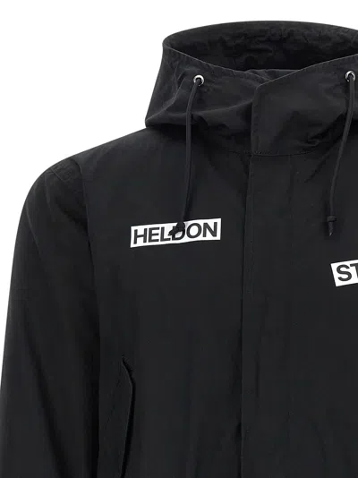 Undercover Cotton Parka With Heldon Artwork Parka In Black