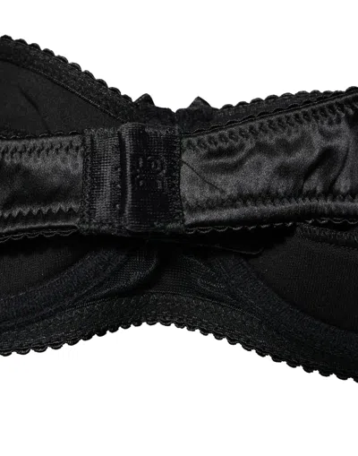 Dolce & Gabbana Semi-pad Underwire Balconette Bra In Black