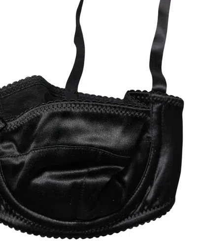 Dolce & Gabbana Semi-pad Underwire Balconette Bra In Black
