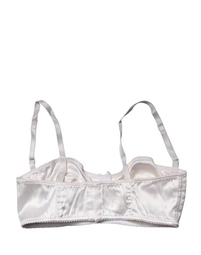 Dolce & Gabbana Semi-pad Underwire Balconette Bra In White