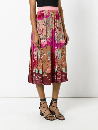 Shop Valentino Garden Segments Midi Skirt