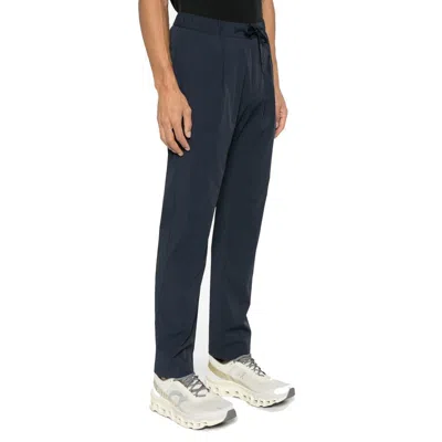 Herno Elastane Stretch Joggers In Blue