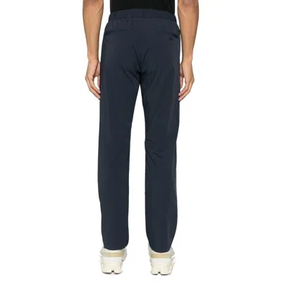 Herno Elastane Stretch Joggers In Blue