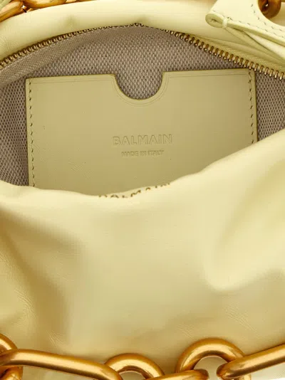 Balmain Mini Bag In Yellow