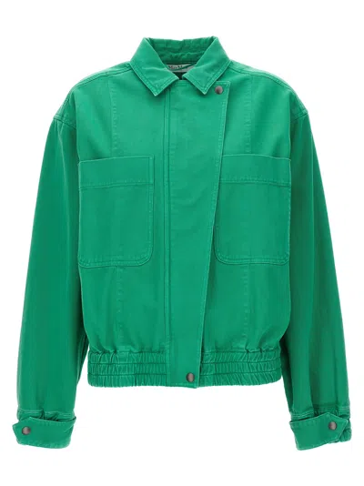 Max Mara Jacket In Green