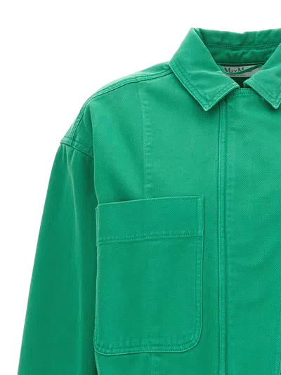 Max Mara Jacket In Green