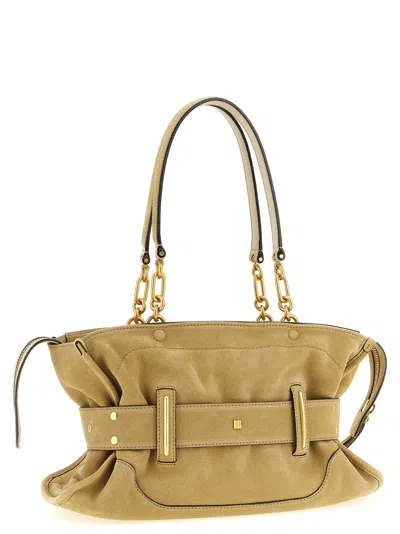 Balmain Anthem Shoulder Bag In Blue
