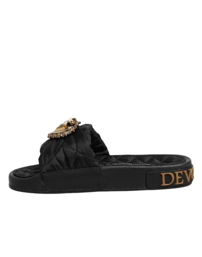 Dolce & Gabbana Slipper In Black