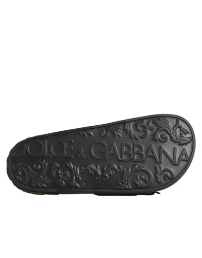 Dolce & Gabbana Slipper In Black
