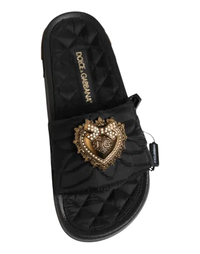 Dolce & Gabbana Slipper In Black