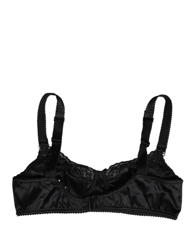 Dolce & Gabbana Semi-pad Underwire Balconette Bra In Black