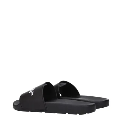 Off-white Bookish Open Toe Slip-on Slides In Black