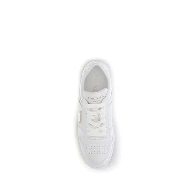 Prada Downtown Bold Sneaker In White
