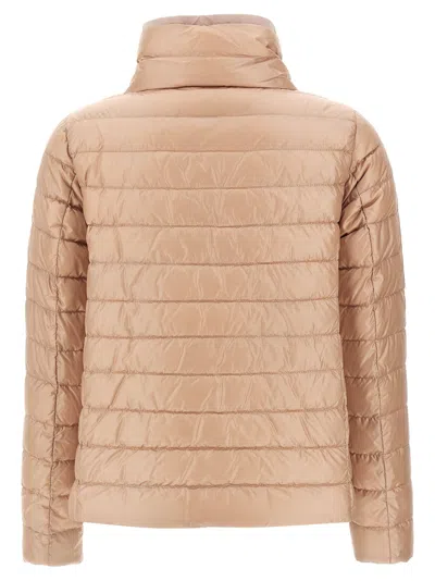 Herno Reversible Down Jacket Casual Jackets And Parka Multicolor In Brown