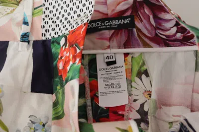 Dolce & Gabbana Patchwork Cotton Shorts In Multi