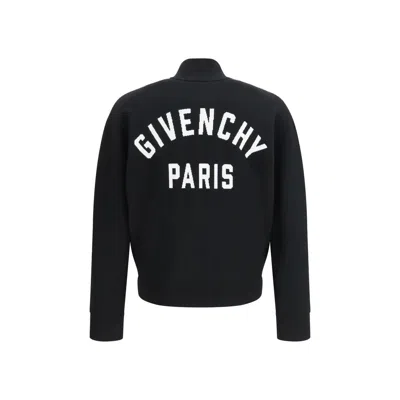 Givenchy Stretch Wool-blend Cardigan In Black