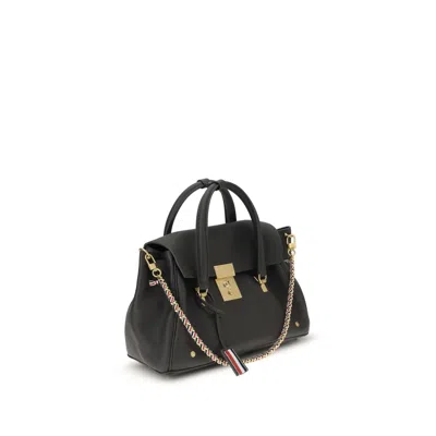 Thom Browne Top Handle Bag In Gray