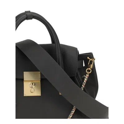 Thom Browne Top Handle Bag In Gray