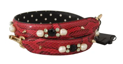 Dolce & Gabbana Shoulder Strap In Red