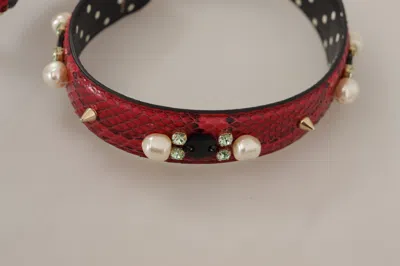 Dolce & Gabbana Shoulder Strap In Red