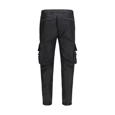 Prada Re-nylon Utility Cargo Pants In Black