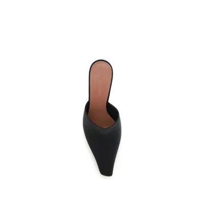 Amina Muaddi Jamie Mule In Black