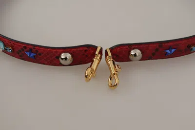 Dolce & Gabbana Shoulder Strap In Burgundy